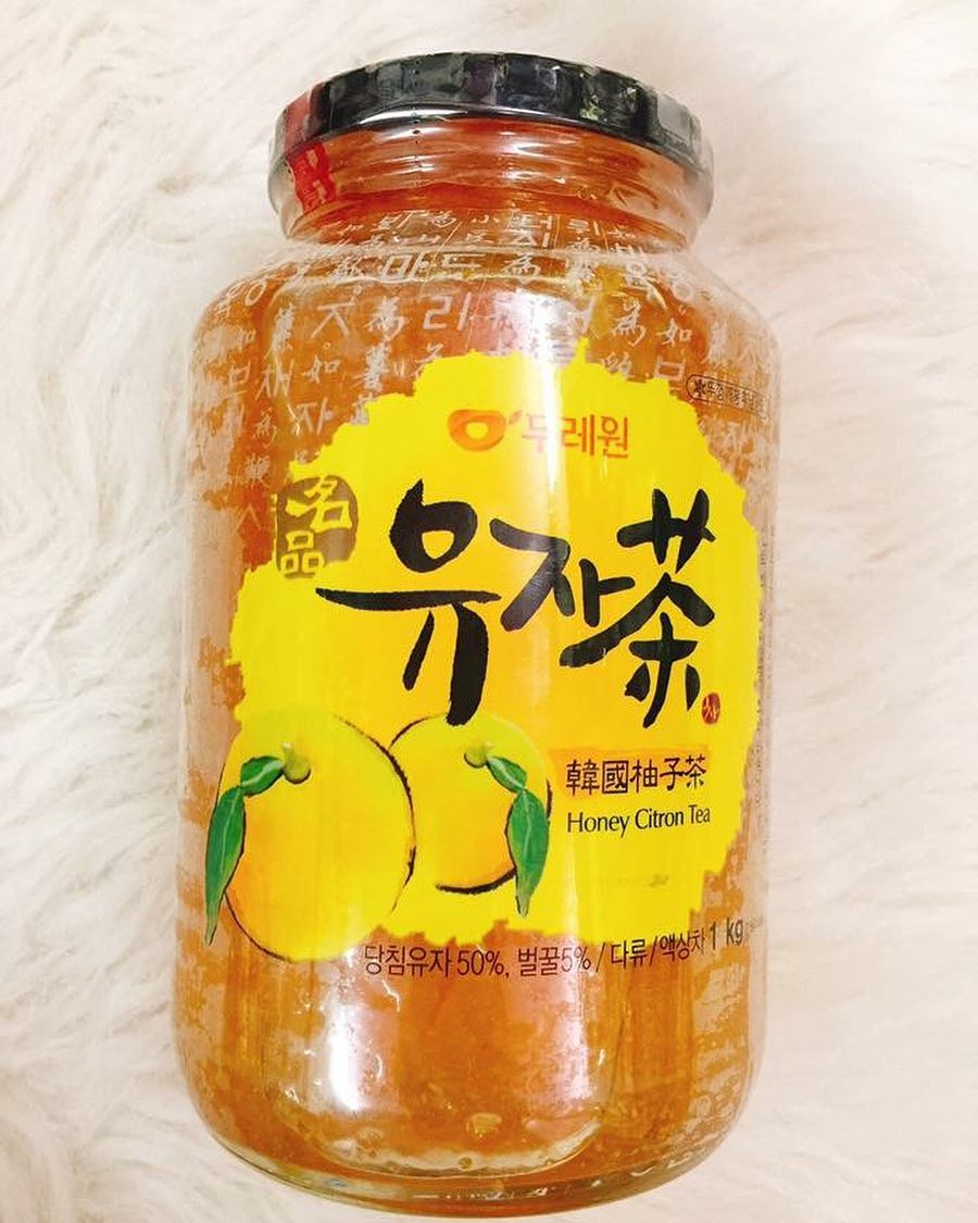 mứt trà chanh mật ong korea natural food lọ 1 kg 1