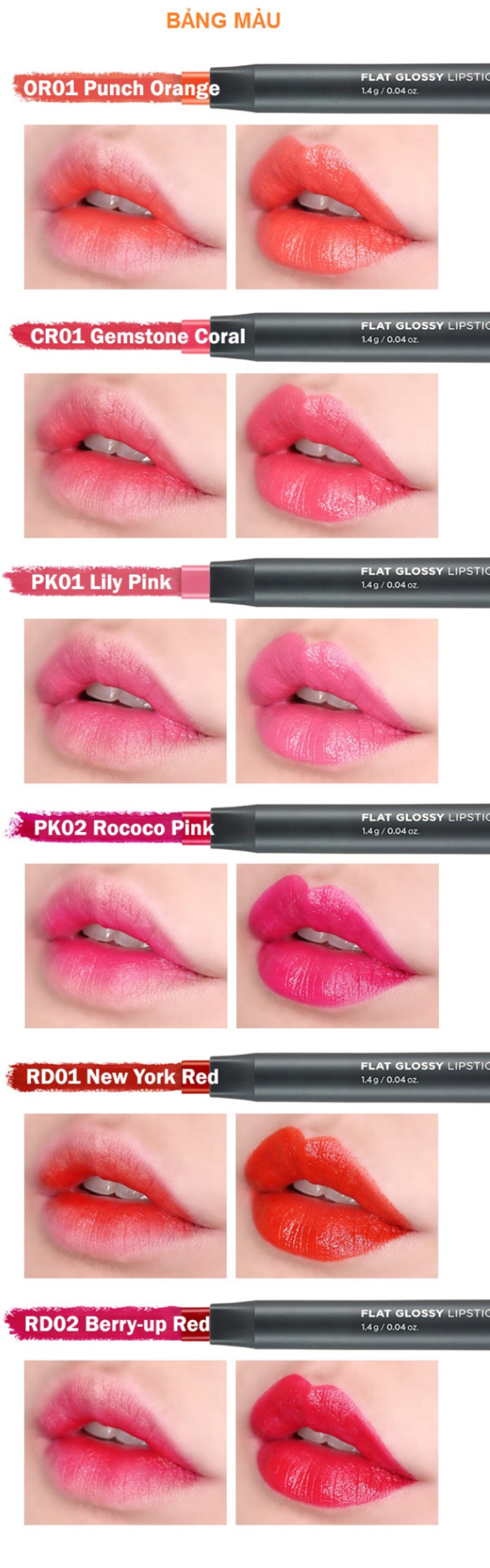 Son Đa Năng The Face Shop Flat Velvet Lipstick RD03