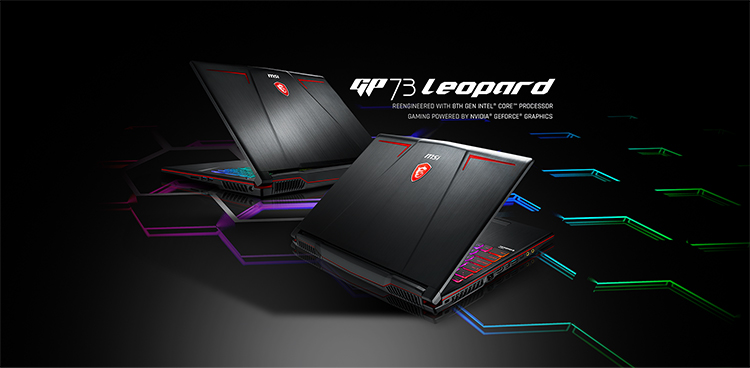 Laptop Gaming MSI Leopard GP73 8RE-250VN Core i7-8750H/Win10 (17.3 inch) - Black - Hàng Chính Hãng