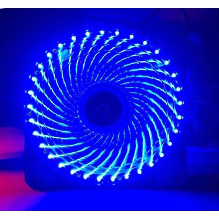 Fan Case 12cm LED 33 Bóng xanh 