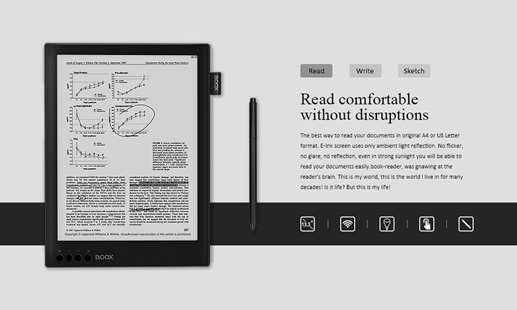 Máy Đọc Sách Onyx Boox Max 2 - Hàng Nhập Khẩu