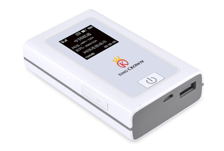 Bộ Phát Wifi Từ Sim 3G Hoặc 4G King Crwon MF965 - Hàng Nhập Khẩu - Trắng