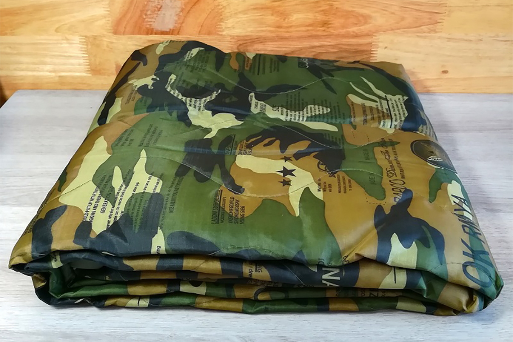 Mền Du Lịch Phong Cách Lính Họa Tiết Rằn Ri DDSMLRS