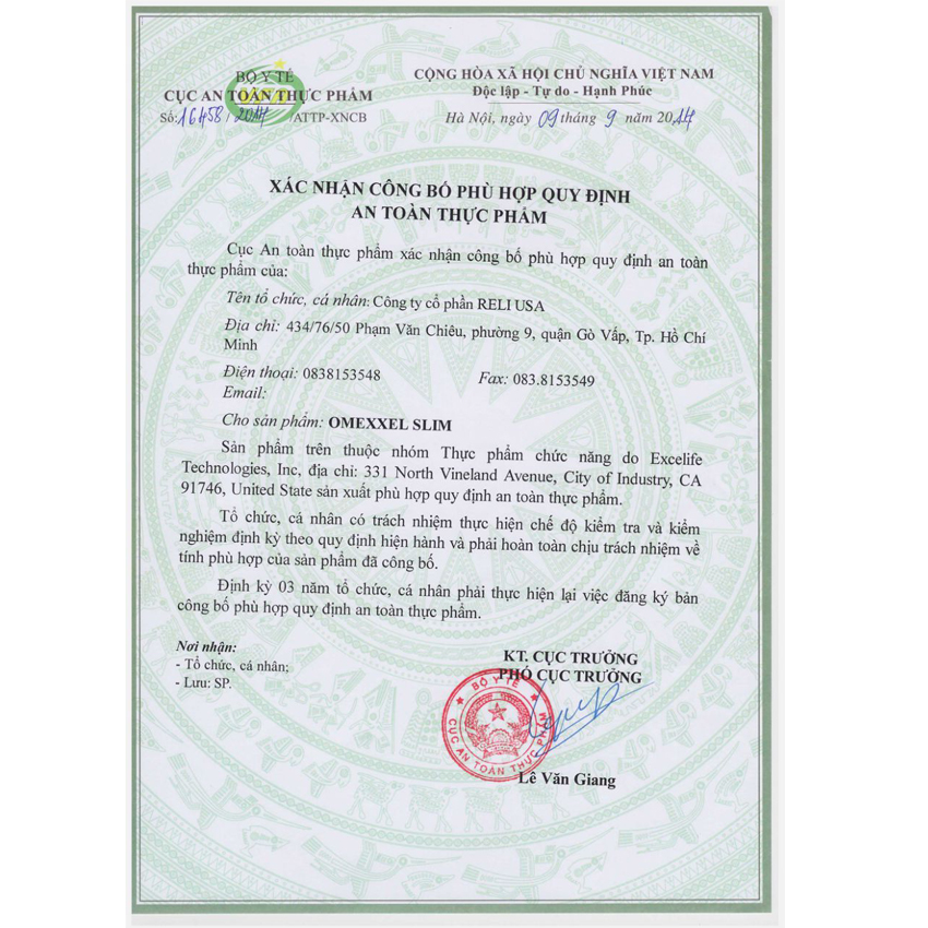 Thực Phẩm Chức Năng Giảm Cân An Toàn - Kiểm Soát Cân Nặng Và Giảm Thèm Ăn Omexxel Slim (Hộp 30 Viên)