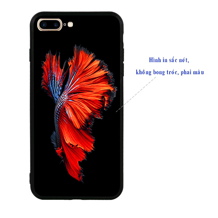 Ốp lưng viền TPU cao cấp cho Iphone 7 Plus - Fish 01
