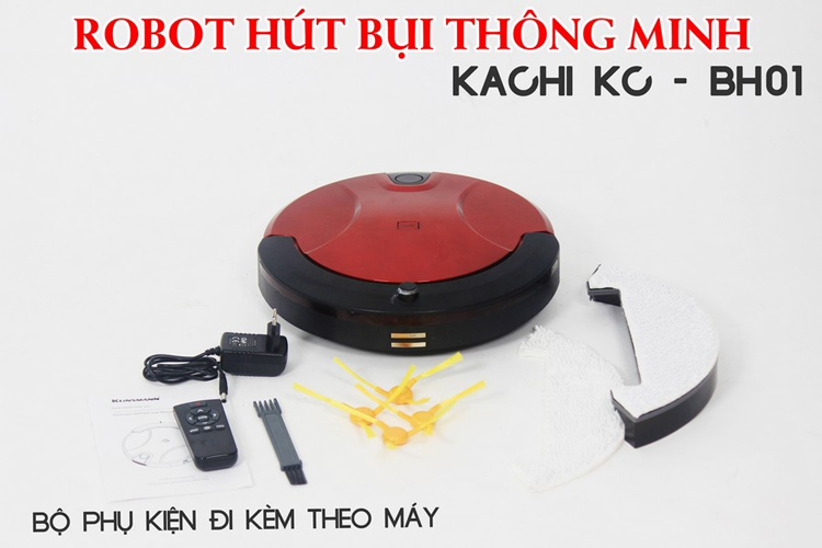 Robot Hút Bụi Lau Nhà Thông Minh Kachi KC-HB01