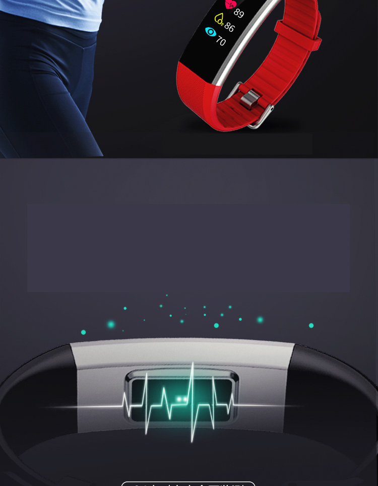 Vòng Đeo Tay Thông Minh Không Thấm Nước W3-Màu Xanh