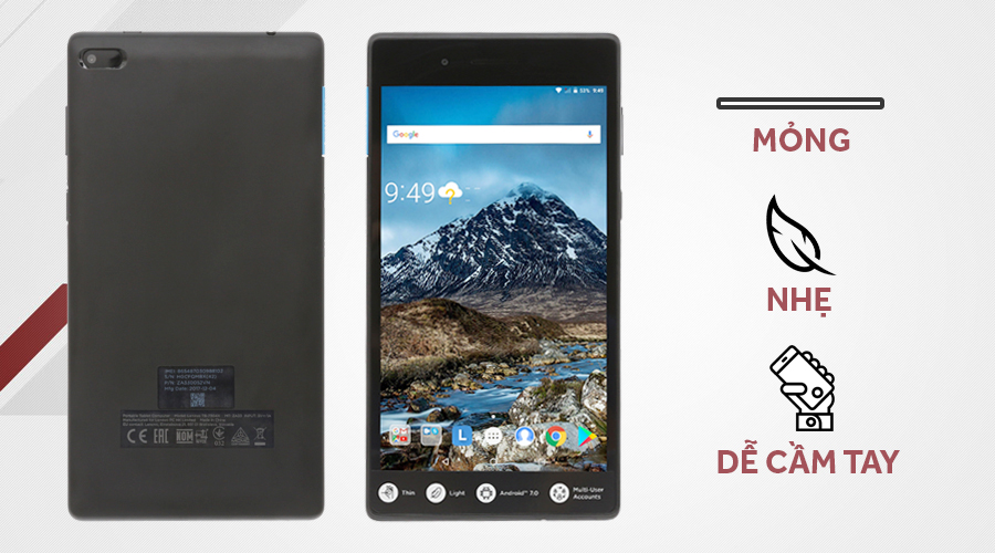 Máy Tính Bảng Lenovo TB-7304x MT8735D 4G - Hàng Chính Hãng