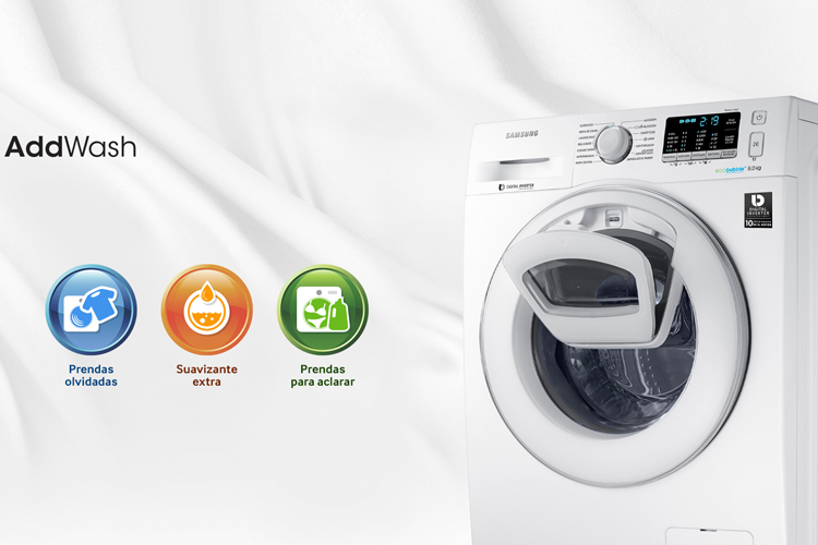 Máy Giặt Cửa Trước Inverter AddWash Samsung WW75K5210YW (7.5kg)
