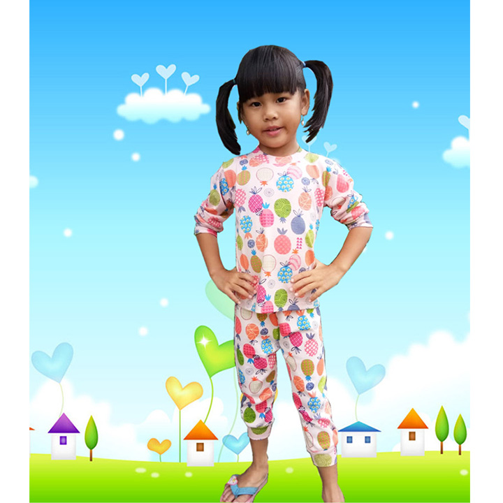 Bộ quần áo trái thơm dài tay cho bé 11-24kg