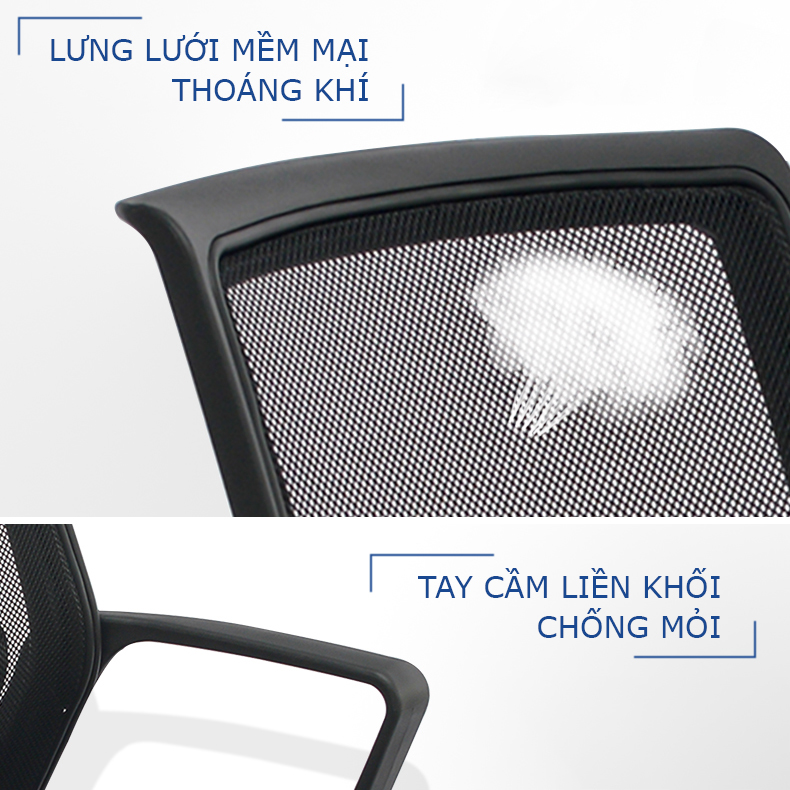 Ghế xoay văn phòng lưng lưới Govi Lotus LO5