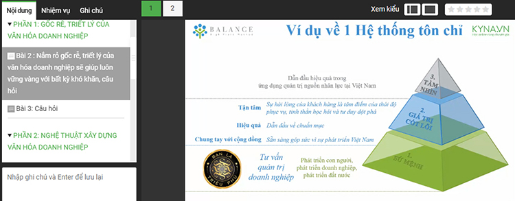 Xây Dựng Văn Hóa Doanh Nghiệp KYNA HR01