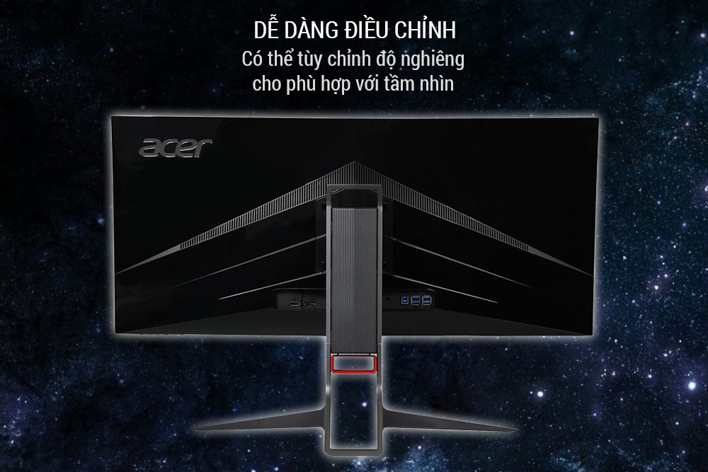 Màn Hình Gaming Acer Predator X34 34inch 4K 4ms 100Hz G-Sync IPS Speaker - Hàng Chính Hãng