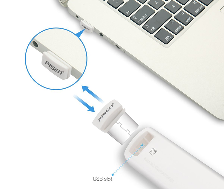 Bút Trình Chiếu Pisen Laser ChargingPen II 2500mAh - Hàng Chính Hãng