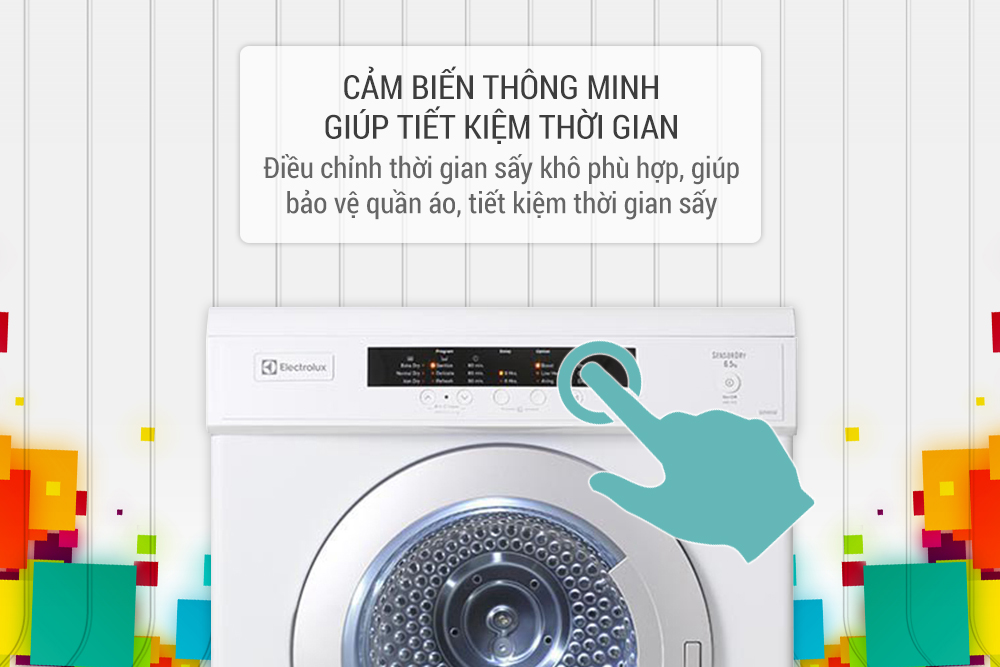 Máy Sấy Cửa Trước Electrolux EDV6552 (6.5kg) - Trắng