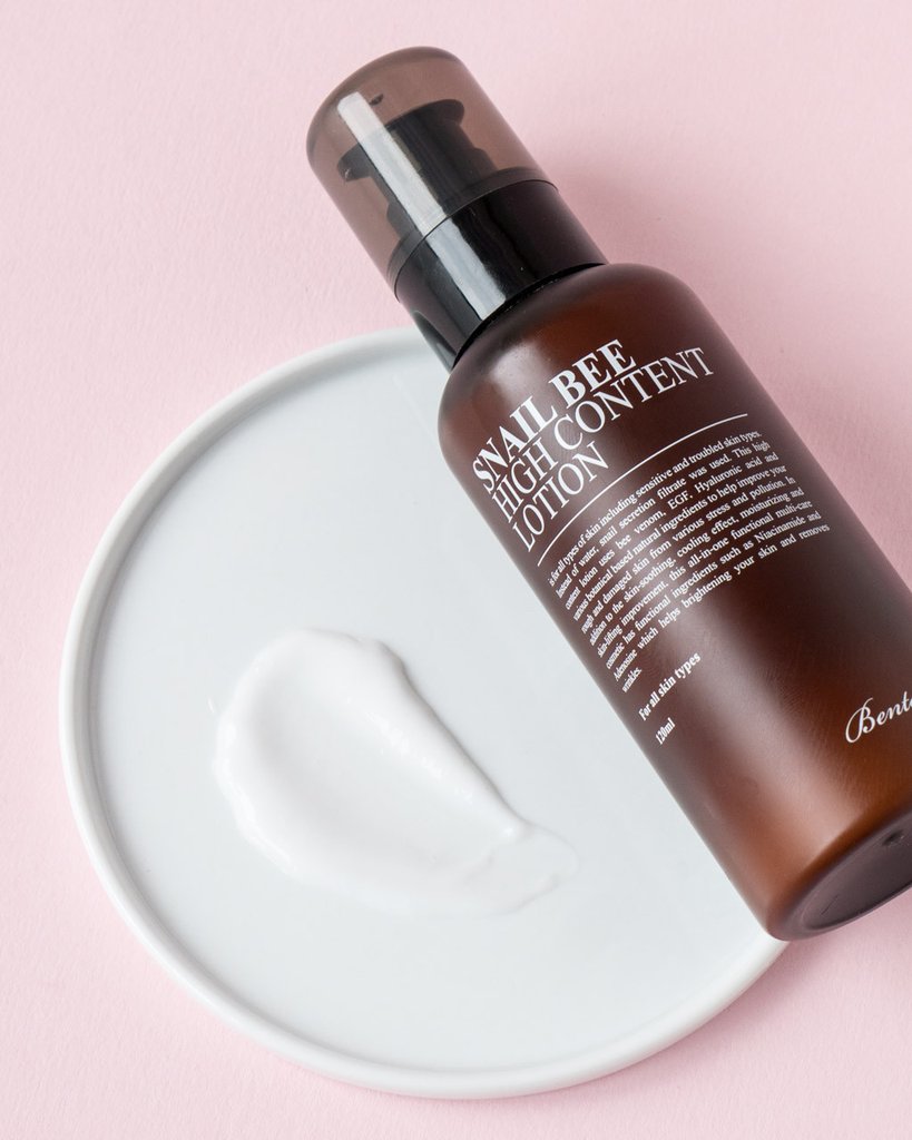 Bộ sản phẩm dưỡng da trị mụn Benton Snail Bee High Content (Toner, Essence, Lotion, Cream, Masks)