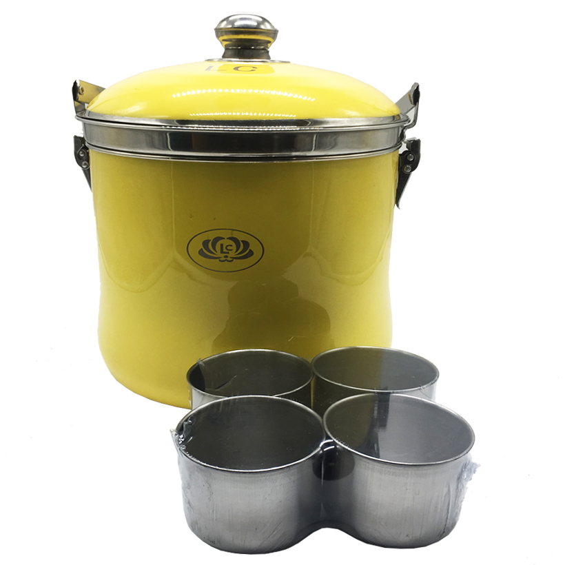 Nồi ủ giữ nhiệt chân không đa năng inox Hoàng Gia 7l màu vàng