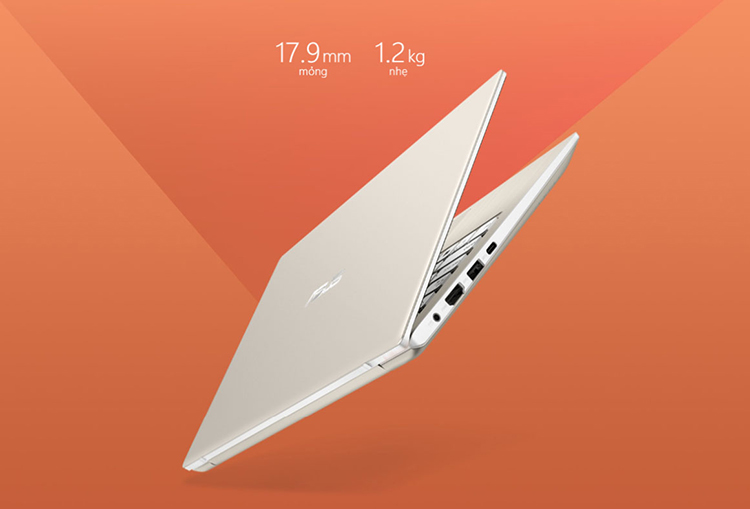 Laptop Asus Vivobook S13 S330UA-EY053T Core i3-8130U/Win10 (13.3 inch) (Gold) - Hàng Chính Hãng