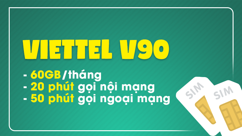 Sim 4G Mobifone C90N Tặng 4GB / Ngày Và 1000 Phút Nội Mạng - Hàng Chính Hãng
