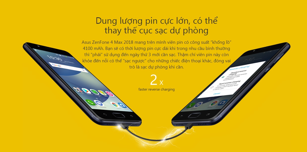 Điện Thoại Asus Zenfone 4 Max 2018 - Hàng Chính Hãng
