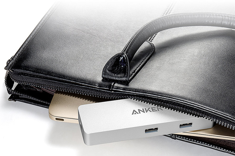 Hub USB Type-C Anker Premium 3 Cổng Ethernet / USB 3.1 Gen 1 / USB Type-C Hỗ Trợ PowerDelivery PD A8032 - Hàng Chính Hãng