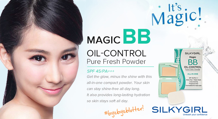 Phấn Phủ Kiềm Dầu Silkygirl Magic BB GF0132 (8g)