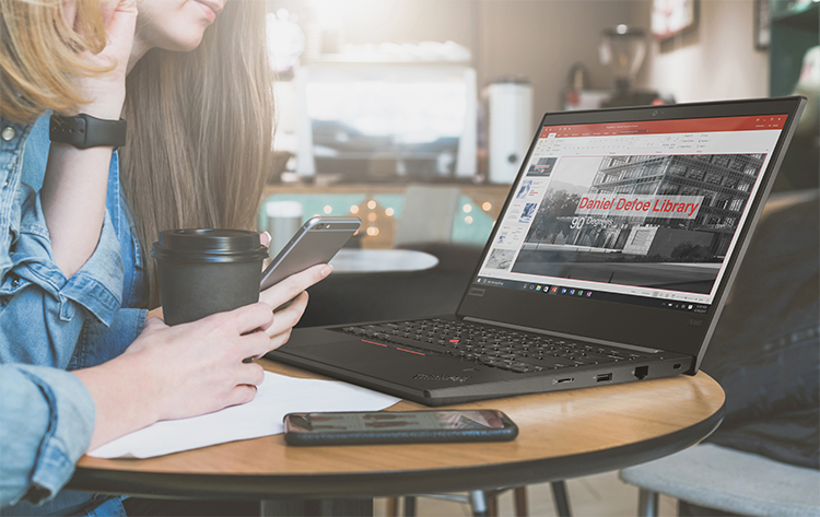 Laptop Lenovo ThinkPad Edge E480 20KN005GVA Core i5-8250U/Free Dos (14 inch) - Hàng Chính Hãng (Black)