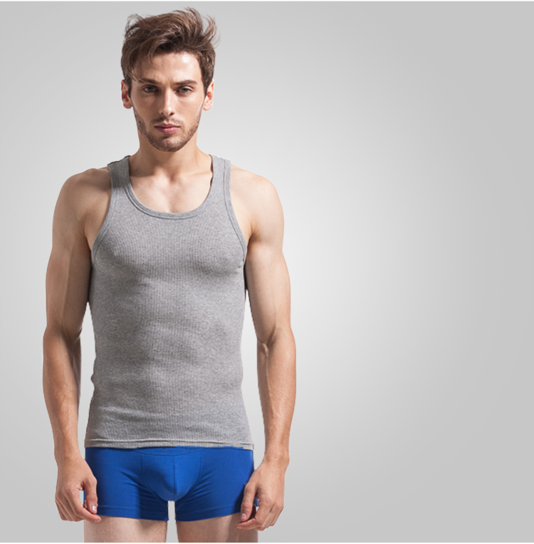 Seven wolves (SEPTWOLVES) seven wolves men's vest cotton sports fitness womb male spring and summer rendering sweater 98702 white XXL