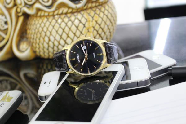 Đồng Hồ Nam Dây Da Citizen BI5002-06E - Nâu