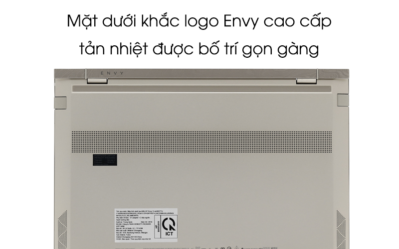 Laptop HP Envy 13-ah0025TU 4ME92PA Core i5-8250U/Win10 (13.3 inch) - Gold - Hàng Chính Hãng