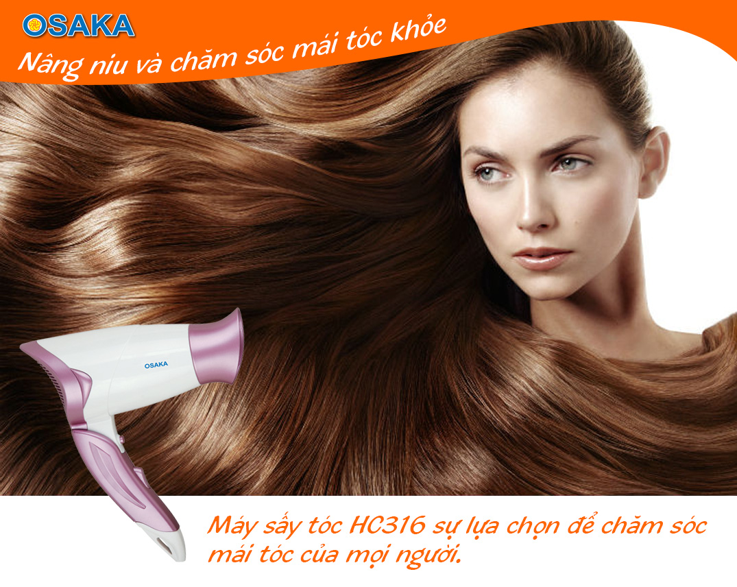 Máy Sấy Tóc Osaka HC316 (1500W)