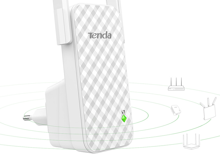 Bộ Kích Sóng Wifi Tenda A12 2.4GHz 300Mbps - Hàng Nhập Khẩu