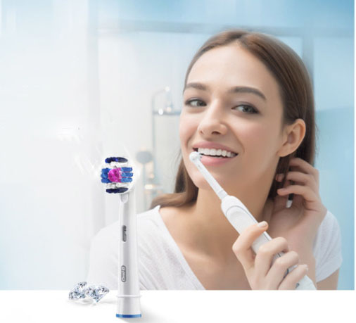 Bộ Ba Đầu Bàn Chải Đánh Răng Braun Oral B EB18 Cho Các Dòng Bàn Chải D12,, D16, D20, D34, D36 
