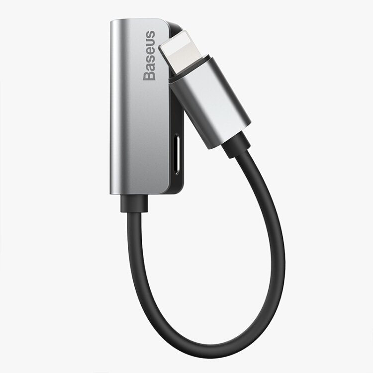 Bộ kết nối tai nghe và sạc lightning Basesus 3.5mm dành cho Iphone X/8/7