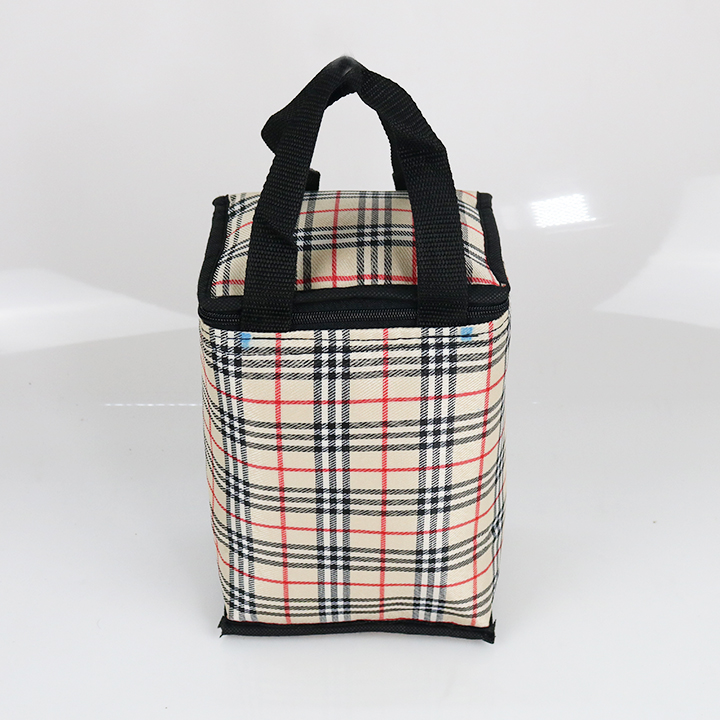 Túi giữ nhiệt kiểu đứng hoa văn thổ cẩm