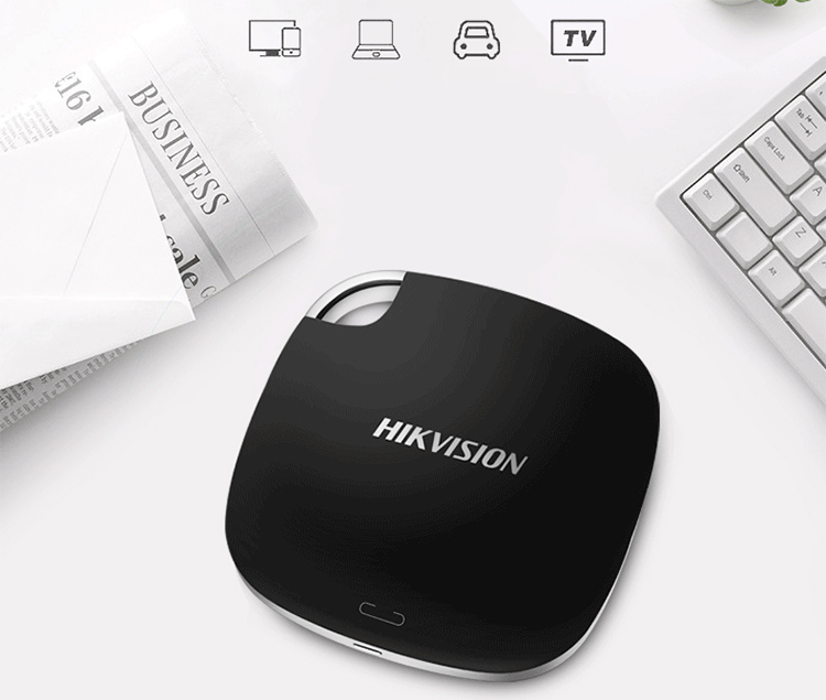 Ổ Cứng Di Động SSD HIKVISION T100 120GB (Black) USB 3.1 - Hàng Chính Hãng