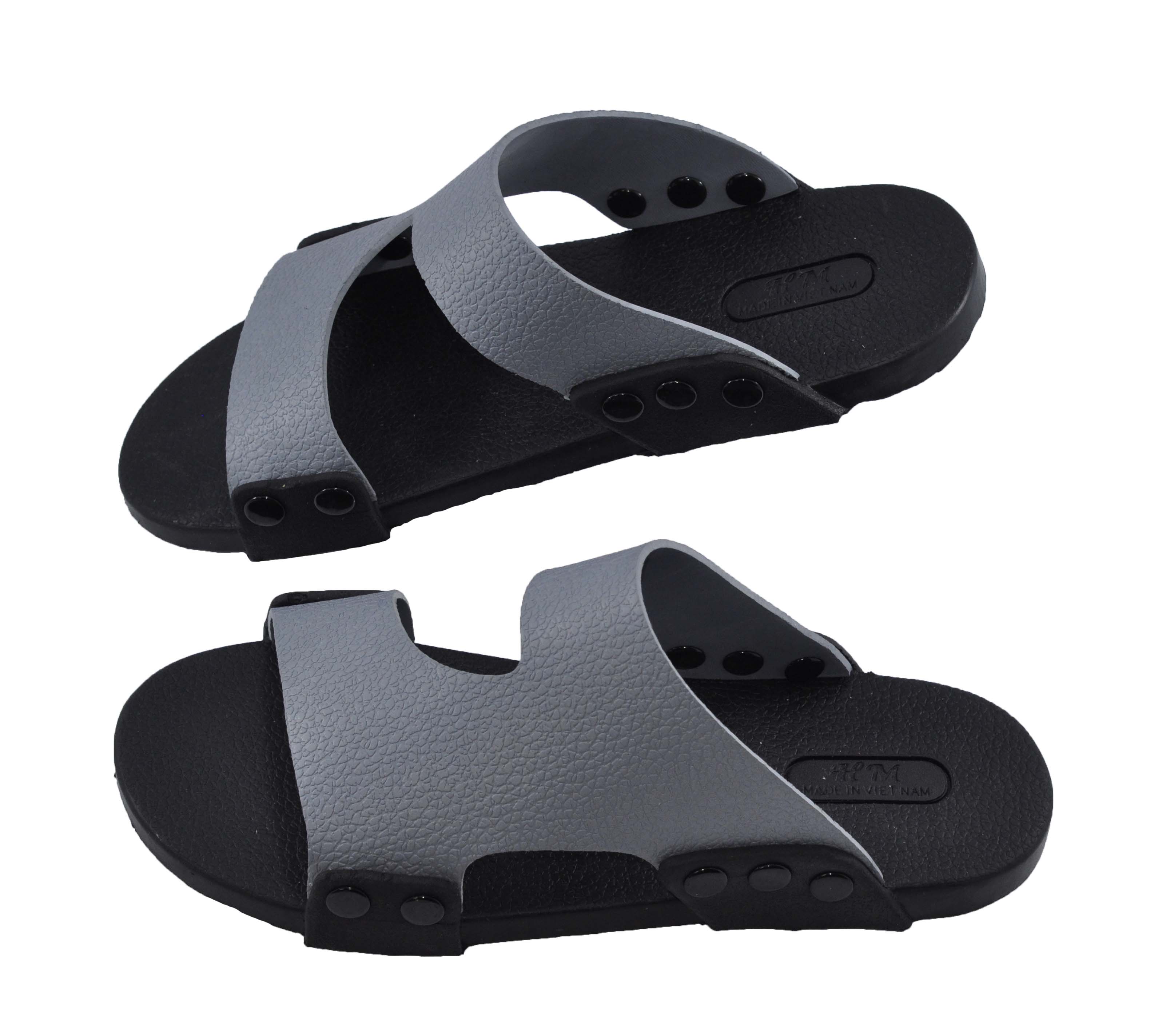 Dép cao su nam phong cách cổ điển - TCM-72 ( Xám)