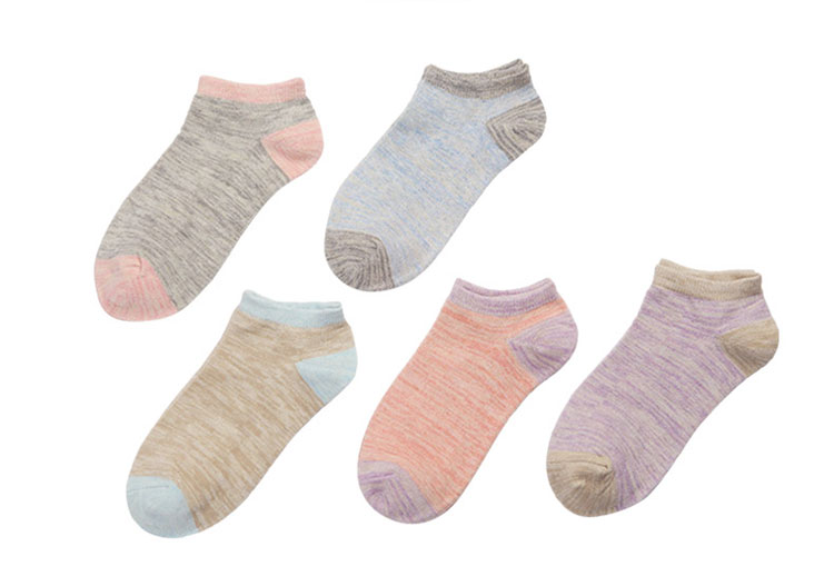 BEJIROG Womens Breathable Cartoon Socks 5pcs, Assorted Colors