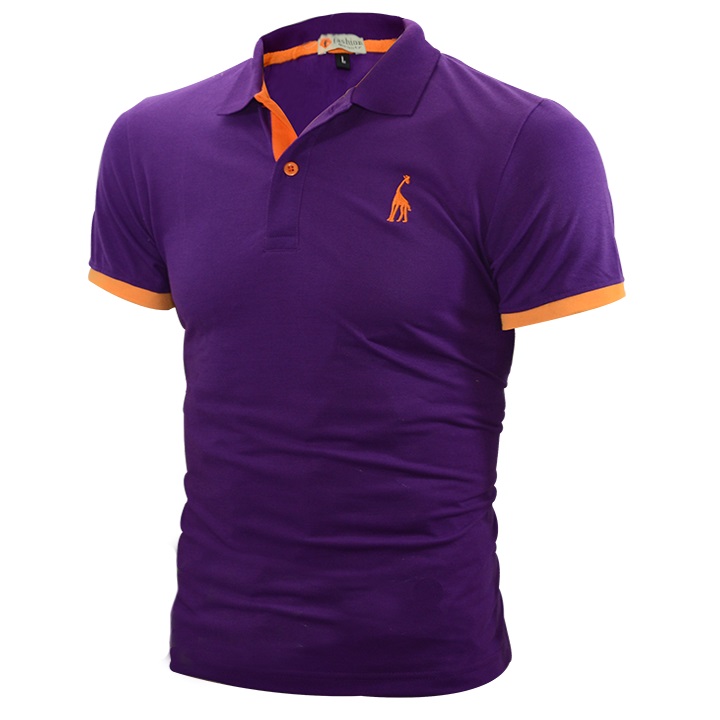Áo Thun Polo Nam Chất Shop Hươu Cao Cấp ZR0005.(1) Màu Xanh Đen