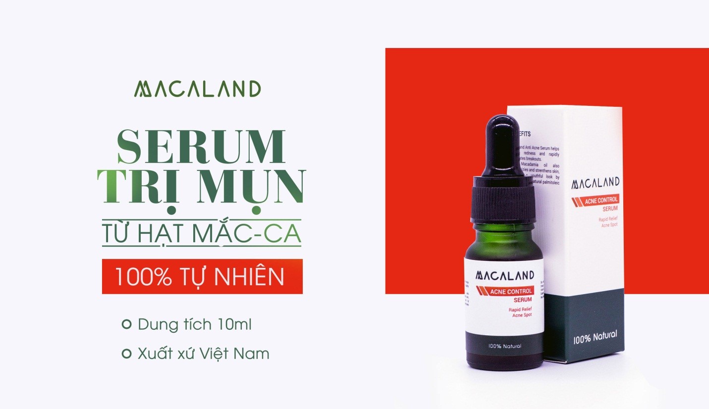 Serum Trị Mụn Từ Hạt Maca Macaland (10ml)