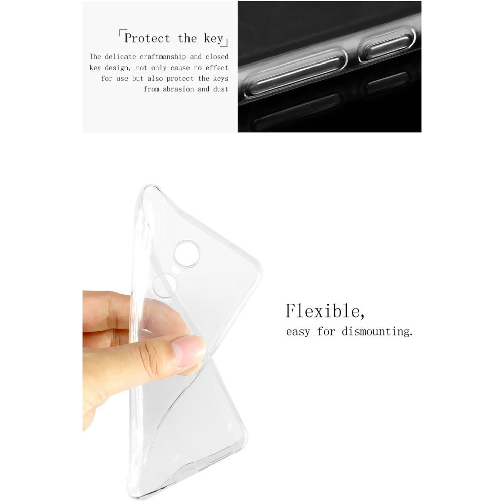 Ốp lưng Xiaomi Redmi note 4x dẻo trong suốt hiệu Ultra Thin