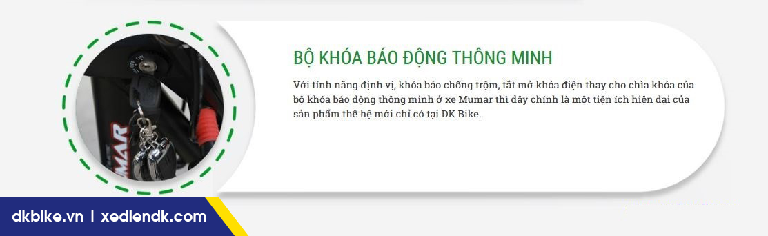 Xe Đạp Điện DK Bike Mumar - Xanh