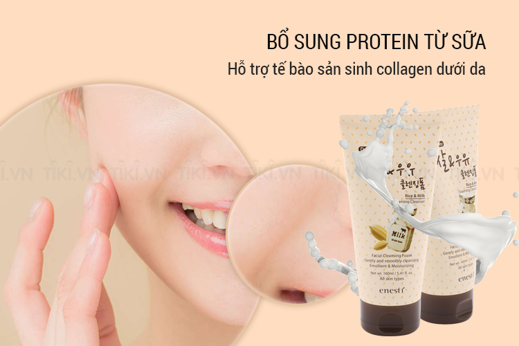 Sữa Rửa Mặt Daytoday Enesti Gạo Và Sữa Tươi (160ml)