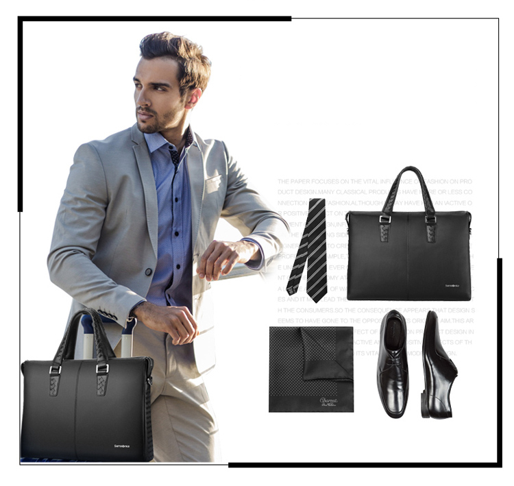 Cặp xách Nam Samsonite MARAIS Z34 * 09054 - Đen