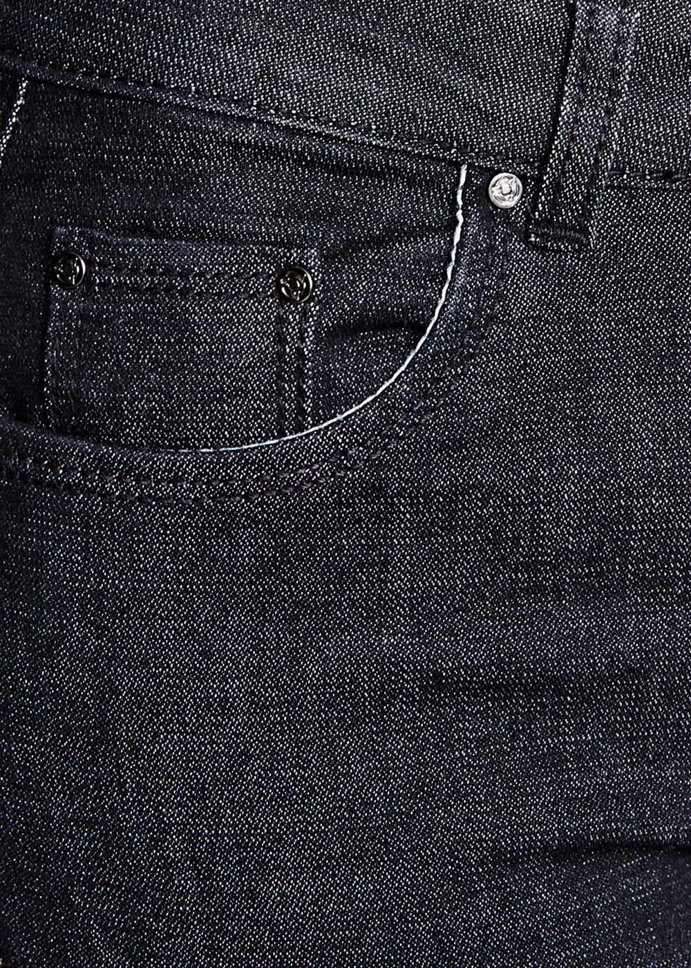 Quần jean nữ AAA JEANS lưng cao màu đen pepper