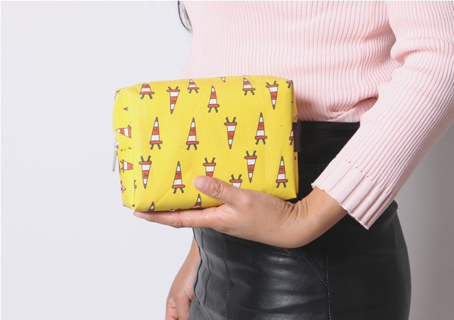 Túi Đựng Đồ Trang Điểm Nữ TNTT0115 (16 x 11 x 6 cm) - Hồng Phấn