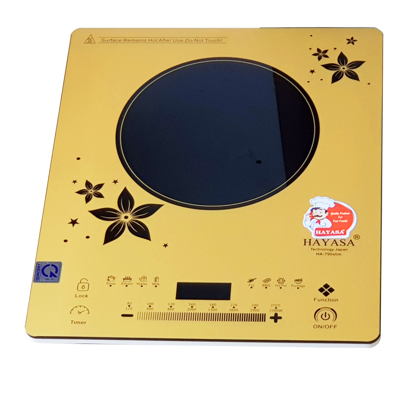 Bếp điện từ siêu mỏng Tiết kiệm điện Hayasa Ha-790 Slim (Cam)