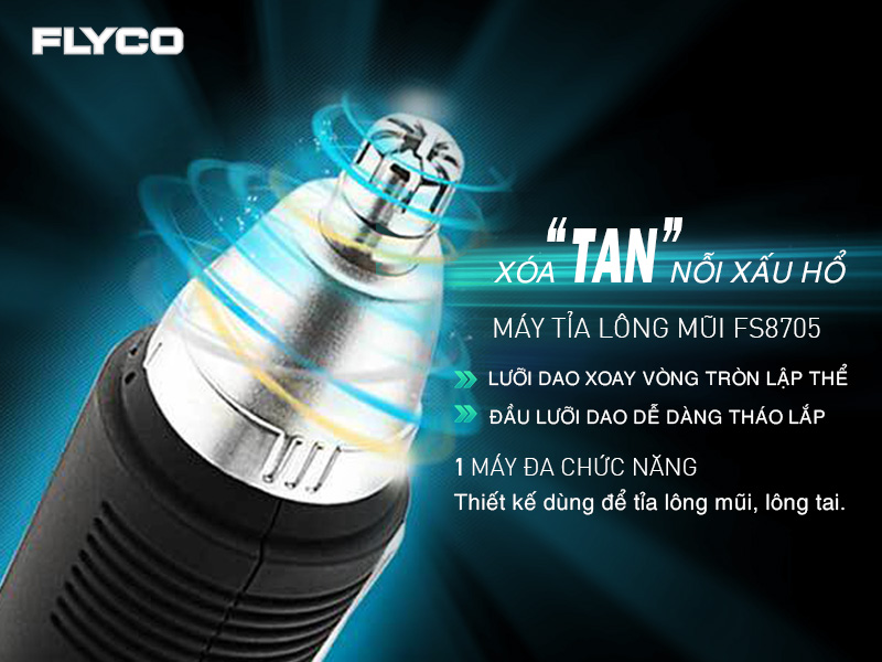 Máy Cắt Tỉa Lông Mũi Flyco FS 7805VN giá tốt nhất - Cafeaz.vn