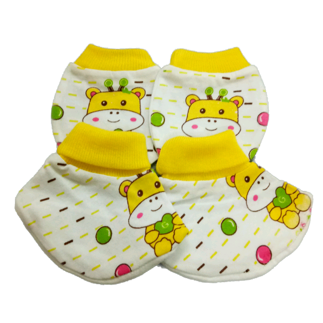 Combo 3 bộ bao tay chân cho bé sơ sinh