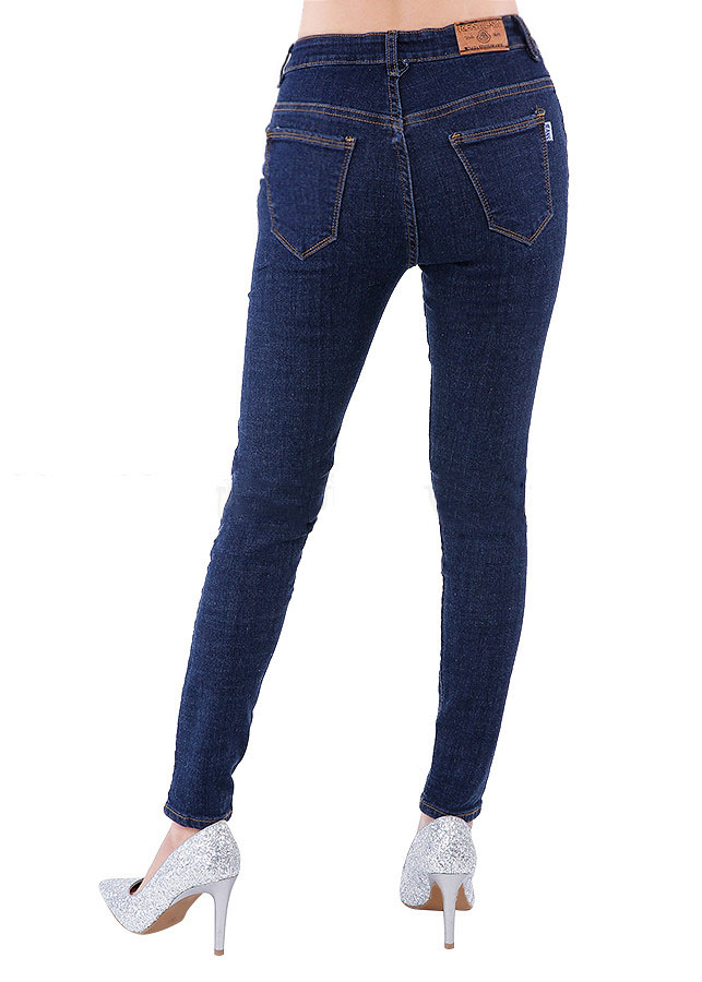 Quần Jean Kinny Xanh Đen Co Giãn JD021